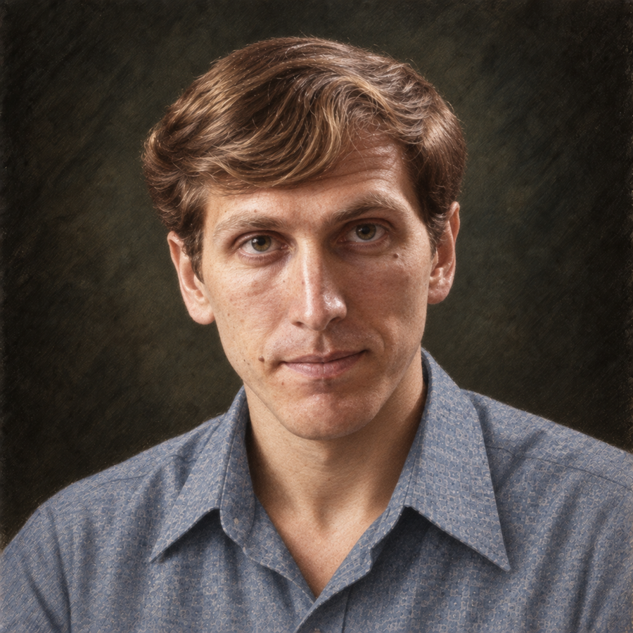 AI-generated portrait: Fischer’s complete career (1953–1992) – an artistic interpretation, not a historical photograph